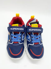 Load image into Gallery viewer, Geox Ciberdron Superman Lights Trainer Blue/Red J56LBD05411 C0200