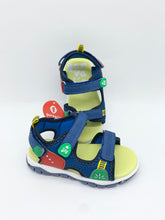Load image into Gallery viewer, Garvalin Treck Sandal Open Toe Jeans/Navy 262717-A371