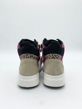 Load image into Gallery viewer, Primigi Birka Ankle Boot Taupe/Animal Print/Pink