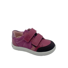 Load image into Gallery viewer, A pair of pink Ricosta Jamie shoes with a velcro strap, designed for toddlers.