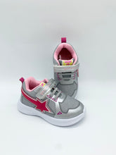 Load image into Gallery viewer, Garvalin Star Light Up Trainer Silver