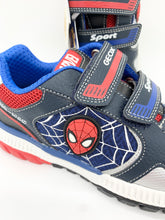 Load image into Gallery viewer, Geox Tuno Spiderman Trainer Navy/Red
