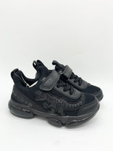 Load image into Gallery viewer, Bull Boys Dinosaur Lights Trainer Black DNAL2132-NE01-B00