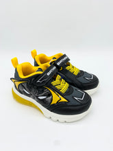 Load image into Gallery viewer, Geox Ciberdron Batman Lights Trainer Black/Yellow J56LBC0BC14C0054