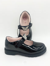 Load image into Gallery viewer, Lelli Kelly Delilah 3 Butterfly Black Patent LKSO8936CVR-NE03-CVR