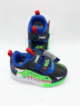 Load image into Gallery viewer, Primigi Infinity Light Dinosaur Trainer Navy/Royal 8982000