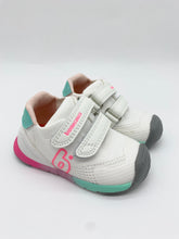 Load image into Gallery viewer, Biomecanics Knit Trainer Blanco White and Fucsia 262137-B304