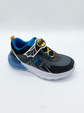 Load image into Gallery viewer, Geox Activart Iluminus Light Up Batman Trainer Black/Sky Blue J66LYA 014CE C9221