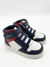 Load image into Gallery viewer, Geox Eclyper White/Navy Hi-Top B465LA 000BC C0899