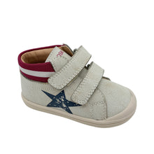 Load image into Gallery viewer, Children's shoe with star design on a white background