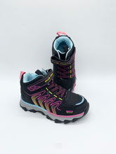 Load image into Gallery viewer, Pablosky Water Resistant Trail Black/Fuxia 978970