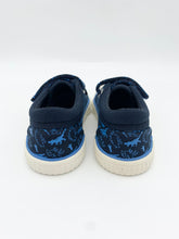 Load image into Gallery viewer, Startrite Raptor Navy Dino Canvas Shoe