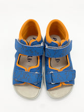 Load image into Gallery viewer, Ricosta Titu Adriatic Blue/Papaya Dinosaur Sandal