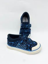 Load image into Gallery viewer, Startrite Raptor Navy Dino Canvas Shoe