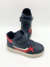 Load image into Gallery viewer, Geox Theleven Hi-Top Navy/Red J56LDB054FUC0735