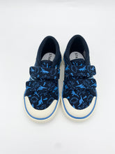 Load image into Gallery viewer, Startrite Raptor Navy Dino Canvas Shoe