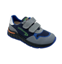 Load image into Gallery viewer, Pablosky Trainer grey blue shoe boy Dublin Velcro