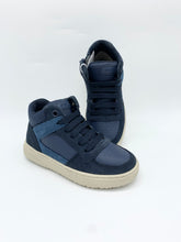 Load image into Gallery viewer, Geox Theleven Hi-Top Blue/Navy