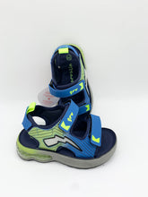 Load image into Gallery viewer, Garvalin Light Up Treck Sandal Open Toe Royal/Navy 262777-A008
