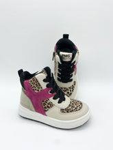 Load image into Gallery viewer, Primigi Birka Ankle Boot Taupe/Animal Print/Pink