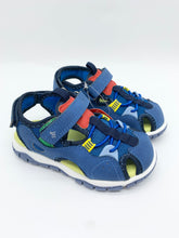 Load image into Gallery viewer, Garvalin Treck Sandal Closed Toe Jeans/Navy 262716-A371