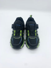 Load image into Gallery viewer, Pablosky Boa Water Resistant Trainer Black/Green 978810