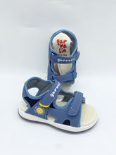 Load image into Gallery viewer, Garvalin Open Toe Sandal Azul Marino Condor
