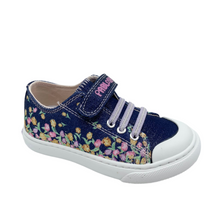 Load image into Gallery viewer, Pablosky Flower Canvas Navy Glitter 976420