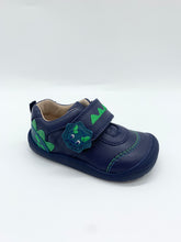 Load image into Gallery viewer, Start-Rite Tread Dino Navy Leather Shoe