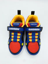 Load image into Gallery viewer, Geox Ciberdron Lights Super Mario Trainer Royal/Red