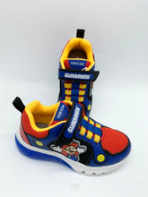 Load image into Gallery viewer, Geox Ciberdron Lights Super Mario Trainer Royal/Red