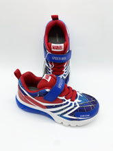 Load image into Gallery viewer, Geox Ciberdron Spider-Man Lights Trainer Royal/Red J55LBH 014CE C0833