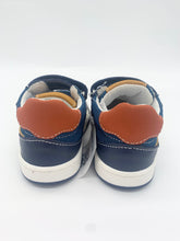 Load image into Gallery viewer, Primigi Blue/Rust/Mustard Shoe
