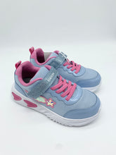Load image into Gallery viewer, Geox Assister Lights Trainer Sky Blue/Pink J55E9B 0ASKN C4063