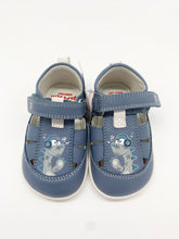 Load image into Gallery viewer, Garvalin Dinosaur Sandal Indigo Blue 252334-A631