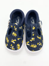 Load image into Gallery viewer, Startrite Wriggles Canvas T-Bar Navy Digger