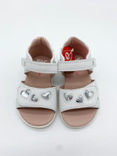 Load image into Gallery viewer, Garvalin Heart Sandal Blanco White Open Toe 252302-B050
