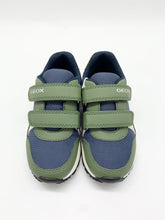 Load image into Gallery viewer, Geox Pavel Military Green/Avio Blue J4515A 054FU CA34B