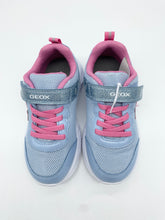 Load image into Gallery viewer, Geox Assister Lights Trainer Sky Blue/Pink J55E9B 0ASKN C4063