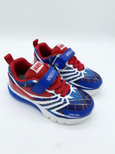 Load image into Gallery viewer, Geox Ciberdron Spider-Man Lights Trainer Royal/Red J55LBH 014CE C0833
