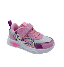 Load image into Gallery viewer, Lelli Kelly Lights Trainer pink white unicorn  shoe girl Dublin