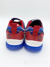 Load image into Gallery viewer, Geox Ciberdron Spider-Man Lights Trainer Royal/Red J55LBH 014CE C0833