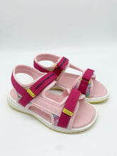 Load image into Gallery viewer, Pablosky Neoprene Sandal Fuxia Pink Yellow 981780