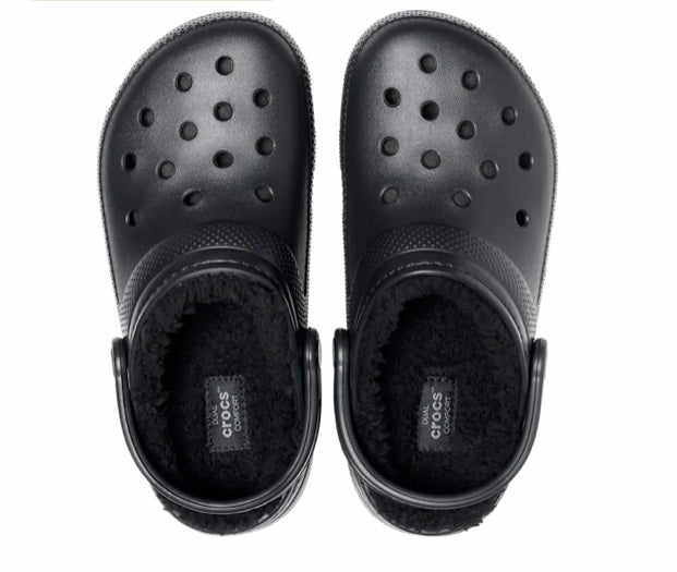 Crocs Classic Lined Clog Black Lil Stompers IE