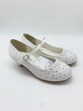 Load image into Gallery viewer, Sweetie Pie Communion Communion Shoe White Satin SW8216