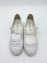Load image into Gallery viewer, Sweetie Pie Communion Communion Shoe White Satin SW8216
