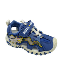 Load image into Gallery viewer, Bull Boys Light Up Spinosauro Sandal Blu Jeans DNCL4533
