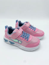 Load image into Gallery viewer, Geox Assister Lights Trainer Pink Lt Sky J55E9B 0ASKN CE8E4