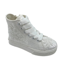 Load image into Gallery viewer, Lelli Kelly Sharon Hi-Top Bianco White LKED4920B00