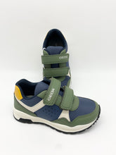 Load image into Gallery viewer, Geox Pavel Military Green/Avio Blue J4515A 054FU CA34B